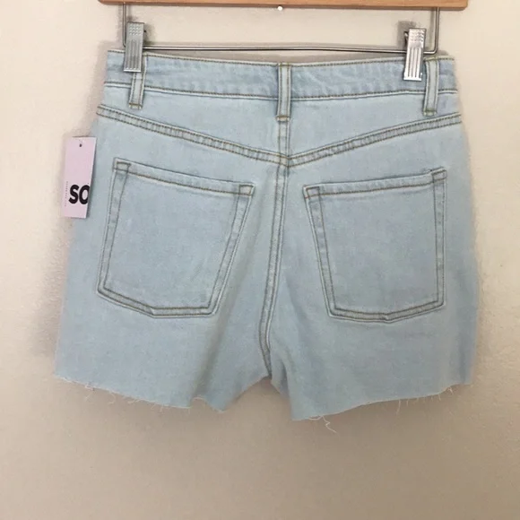NEW SO Denim Crochet Shorts. Size 11 / 30W - Picture 7 of 9